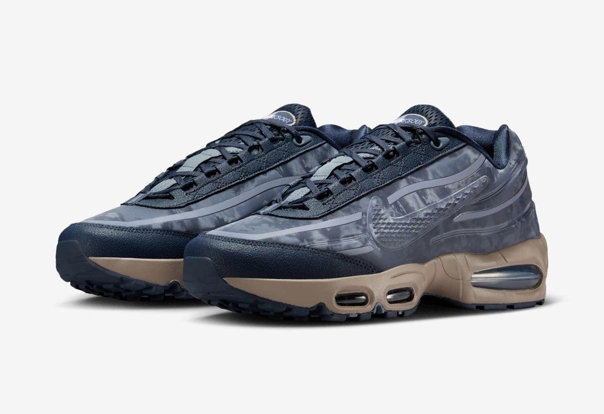 HQ0263-400 Worksout à Nike Air Max 95 Big Bubble "Thunder Blue"