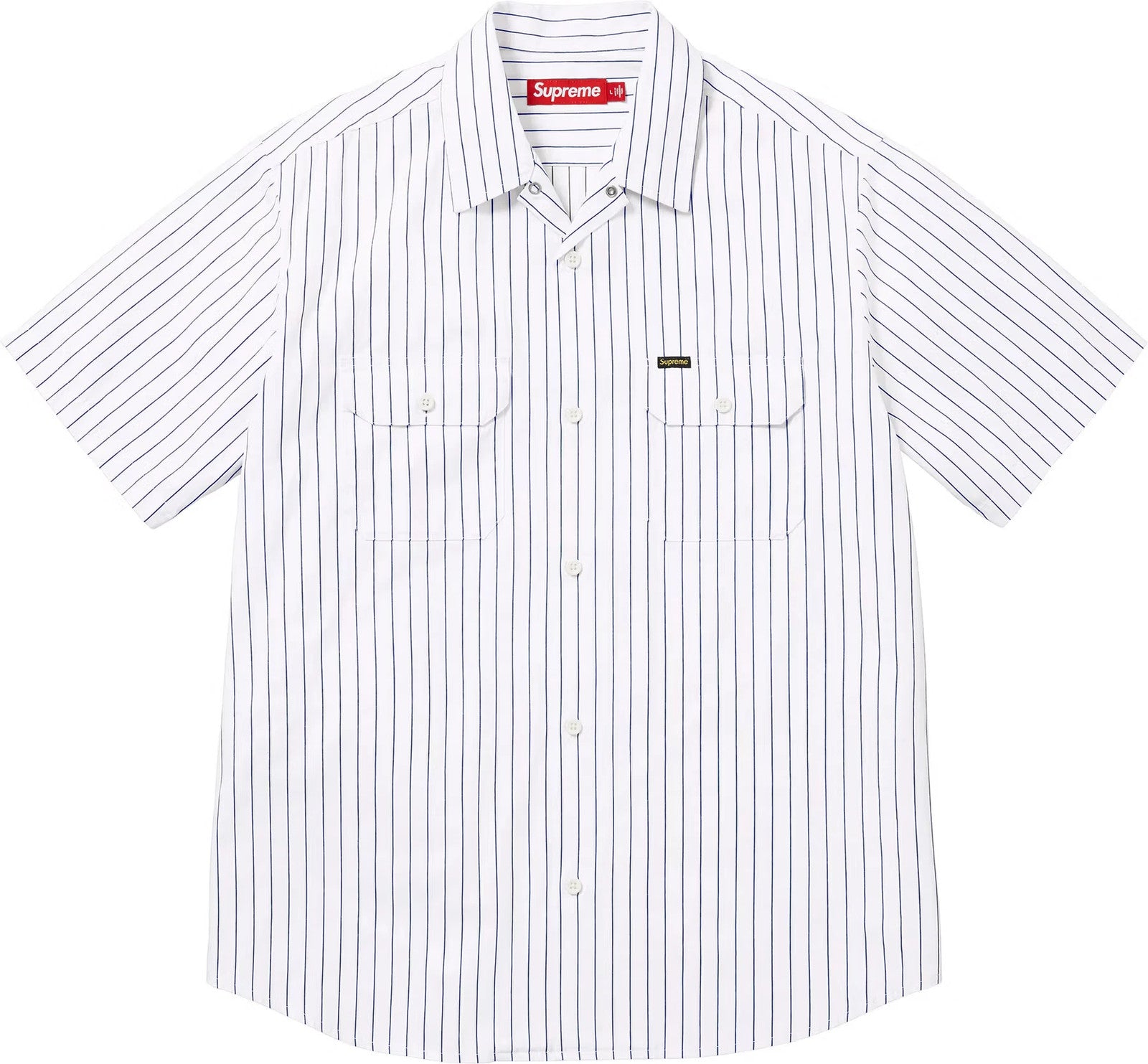Supreme Ghostface S/S Work Shirt Stripe