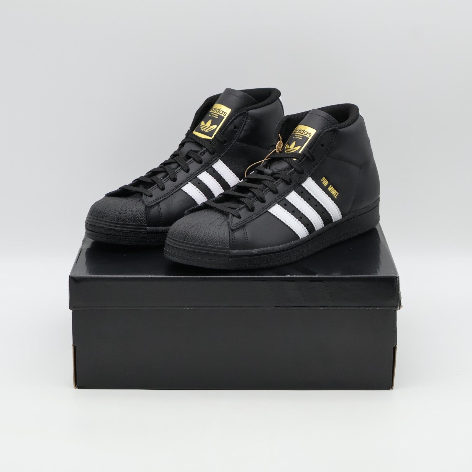 IE6593 adidas Originals Pro Model ADV Core Black Footwear White Gold (Men's)