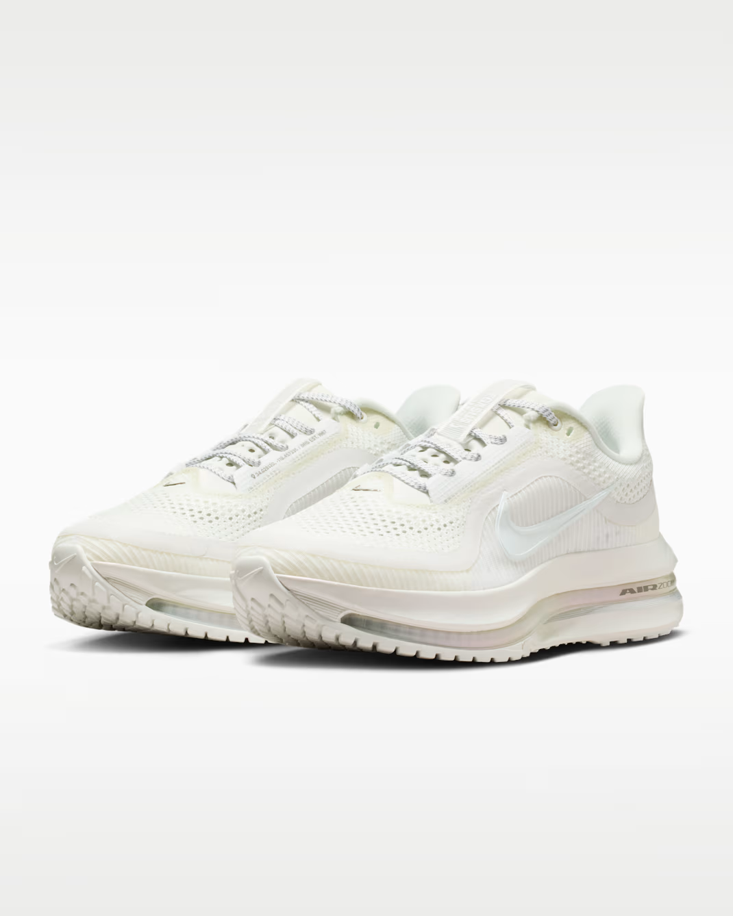 IO9918-100 Nike Pegasus Premium Summit White Pure Platinum Pencil Point (Women's