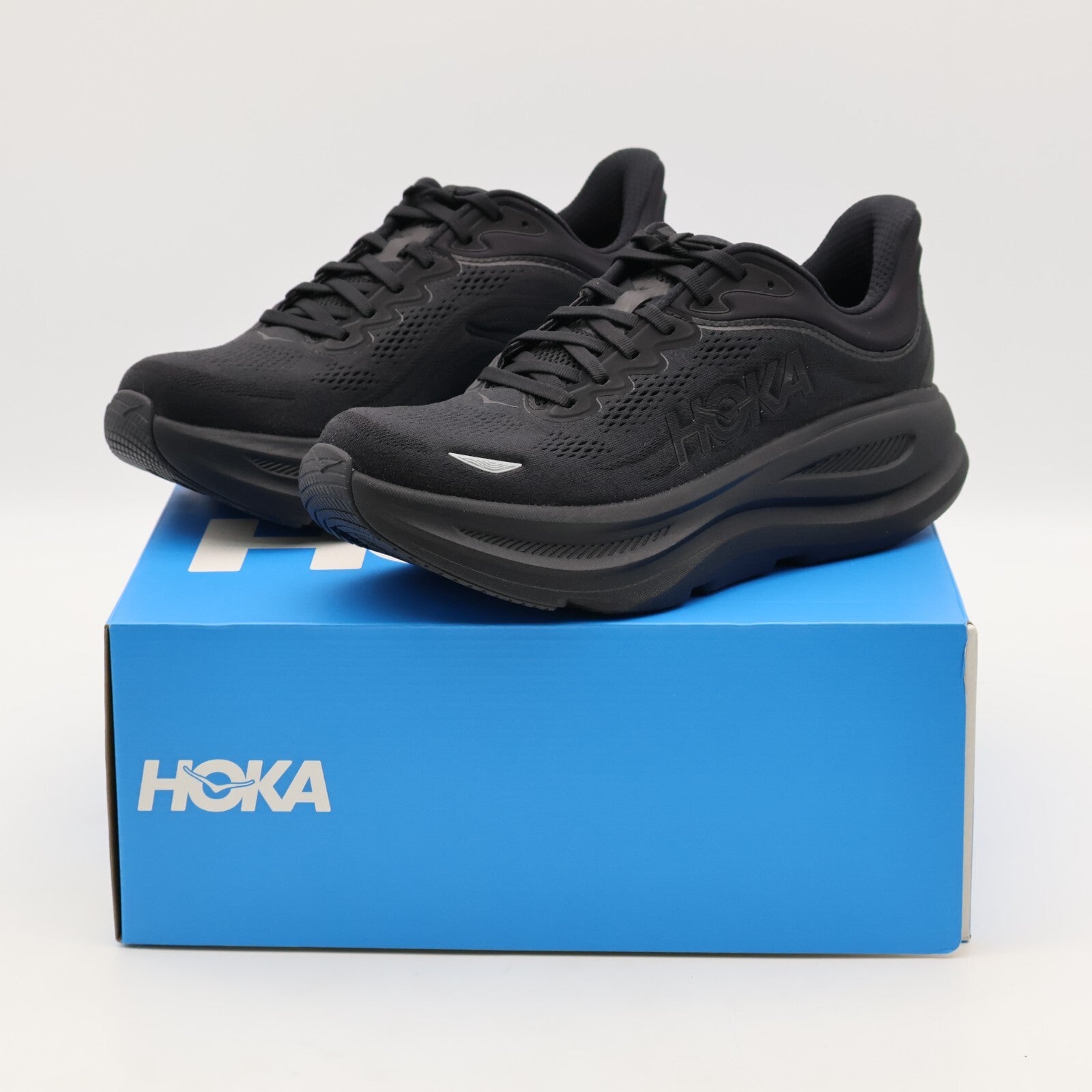 1162011-BBLC HOKA BONDI 9 BLACK (Men's)
