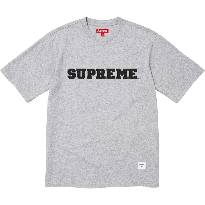 Supreme Collegiate Applique S/S Top Heather Grey