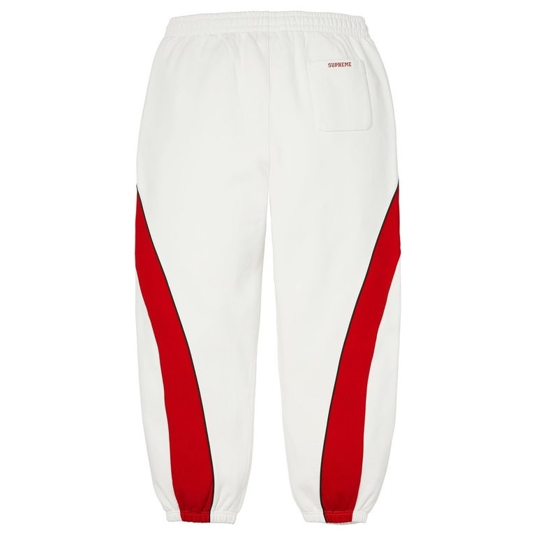 Supreme x Nike Paneled Sweatpant White