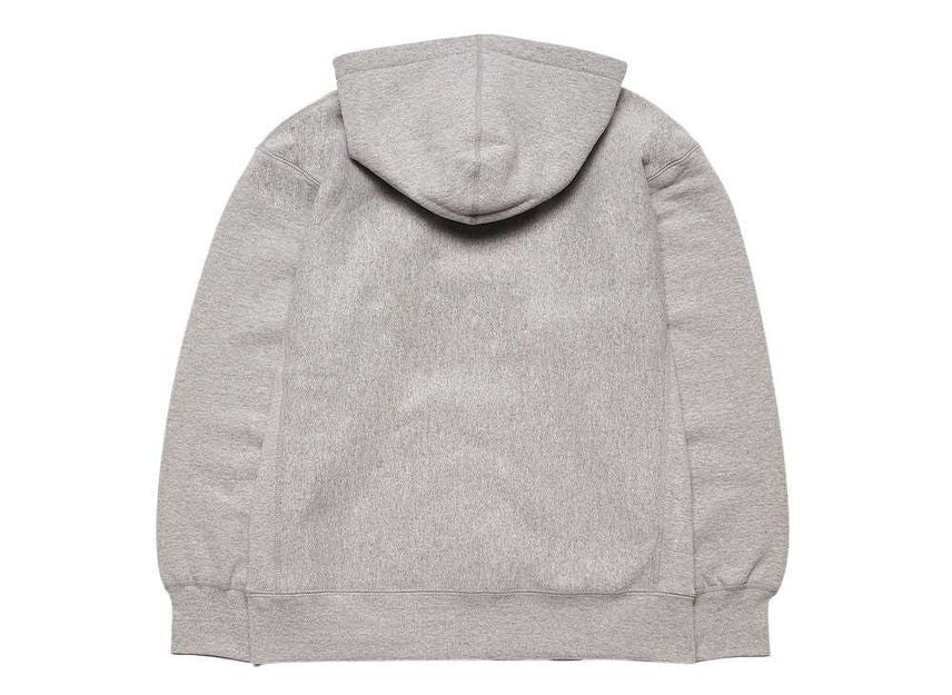 Supreme Cross Box Logo Hooded Sweatshirt Grey