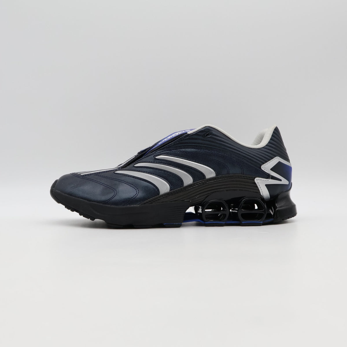 JQ2579 atmos à adidas Predator Megaride Silver Metallic Core Black (Men's)