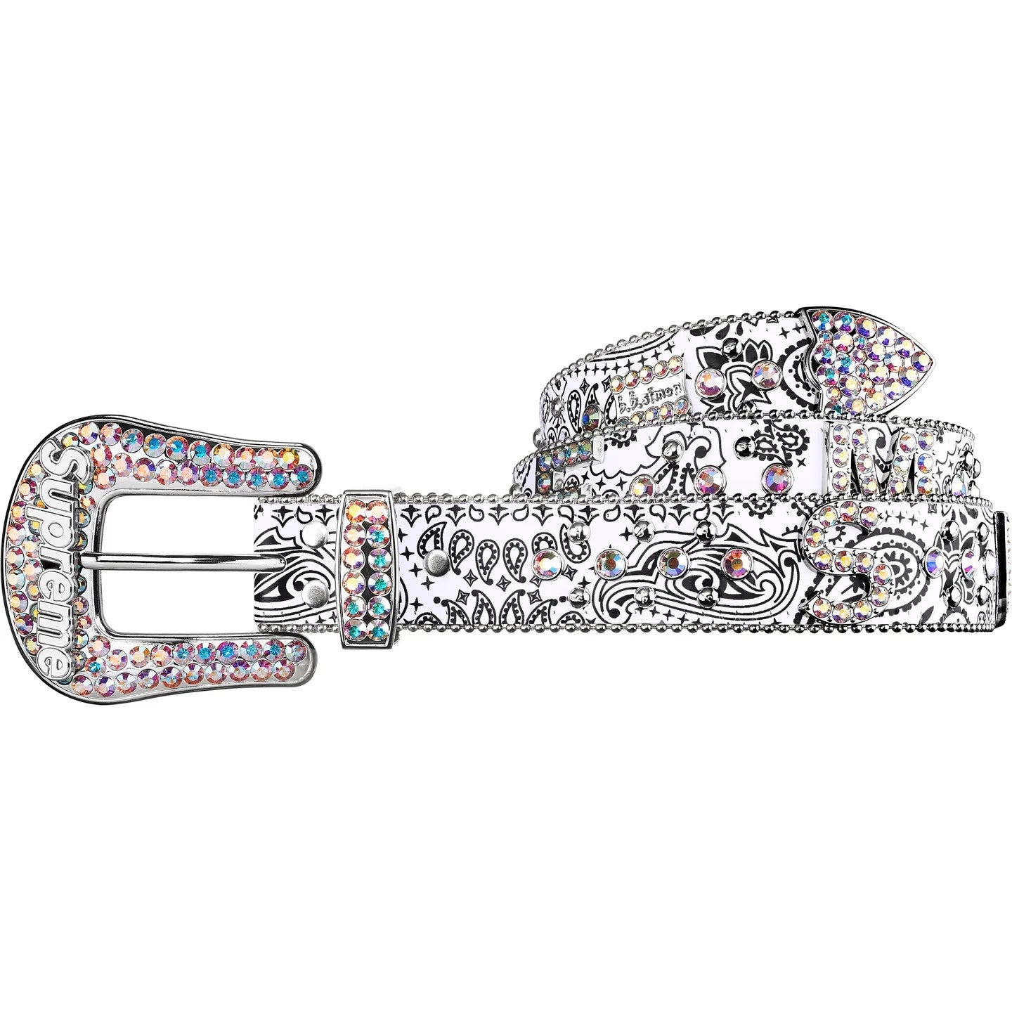 Supreme x b.b. Simon Bandana Belt White