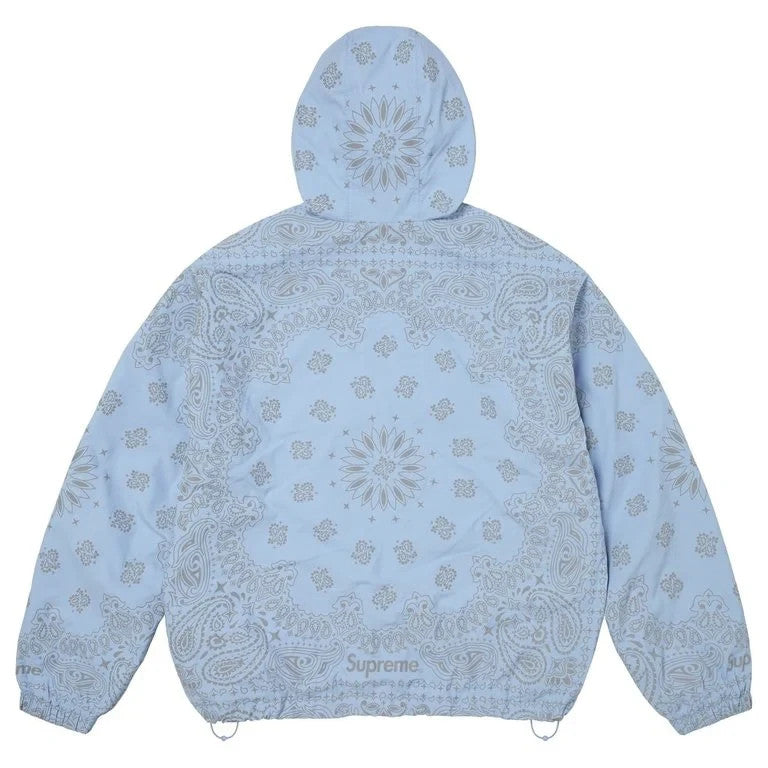 Supreme Reflective Bandana Anorak Light Blue