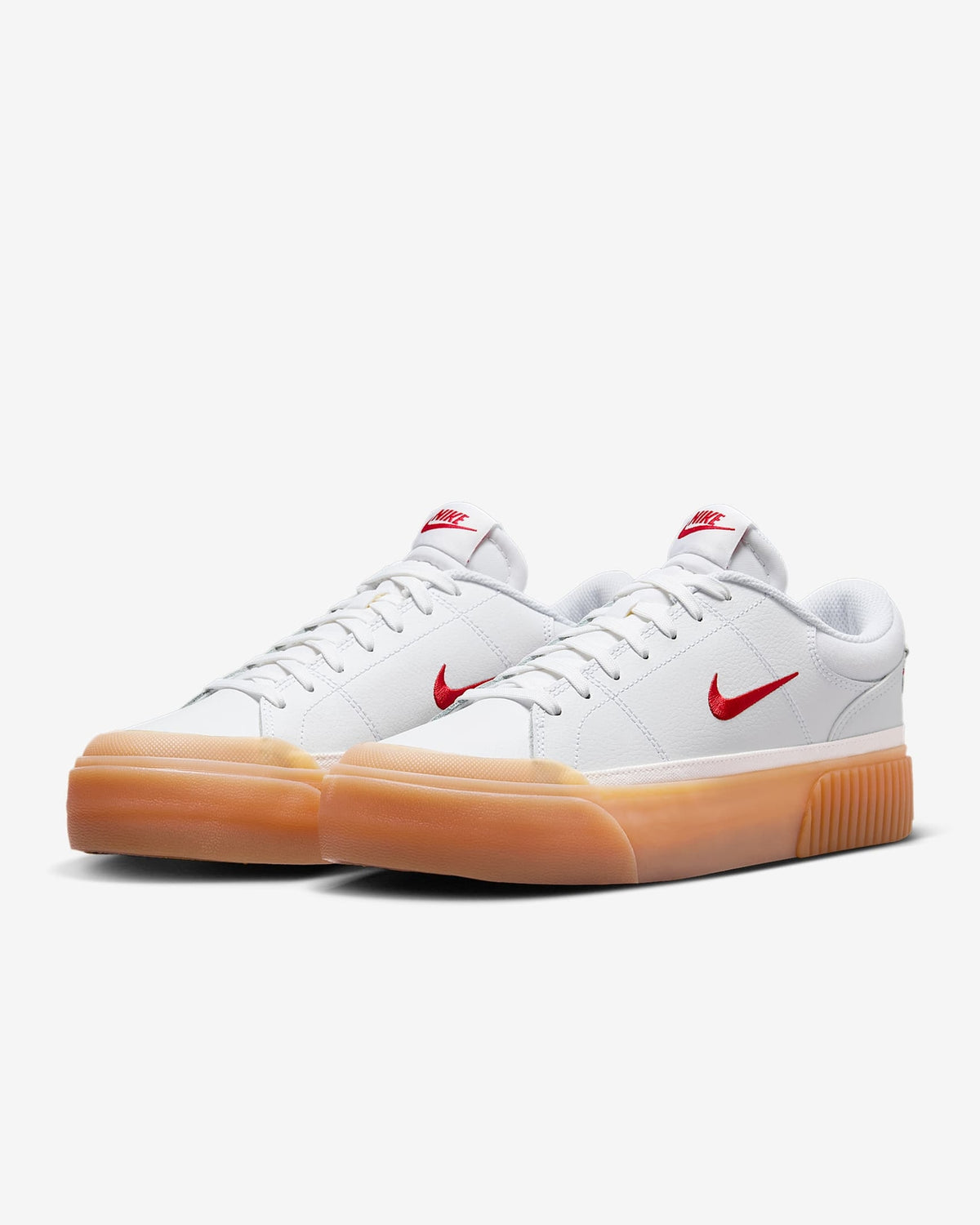 FV5526-103 Nike Court Legacy Lift White Gum Yellow Sail University Red (Women's)
