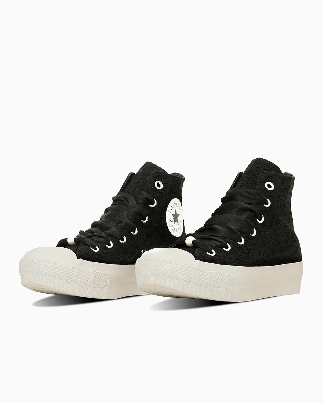 31315131 Converse Women's All Star PLTS Lace Hi Powder Black (Women's)