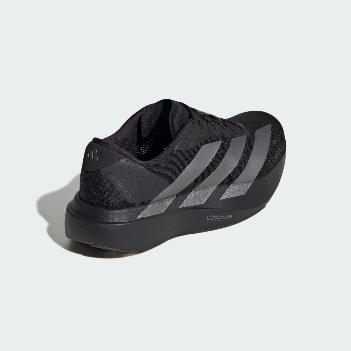 JP7147 adidas Adizero EVO SL Core Black Iron Metallic Core Black (Women's)