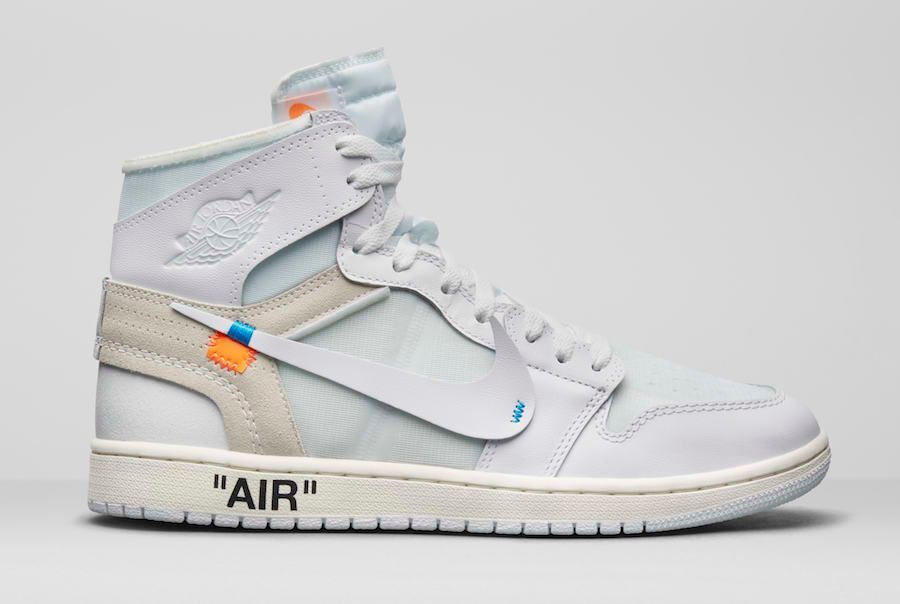AQ0818-100 Off-White à Nike Air Jordan 1 Retro High White (Men's)