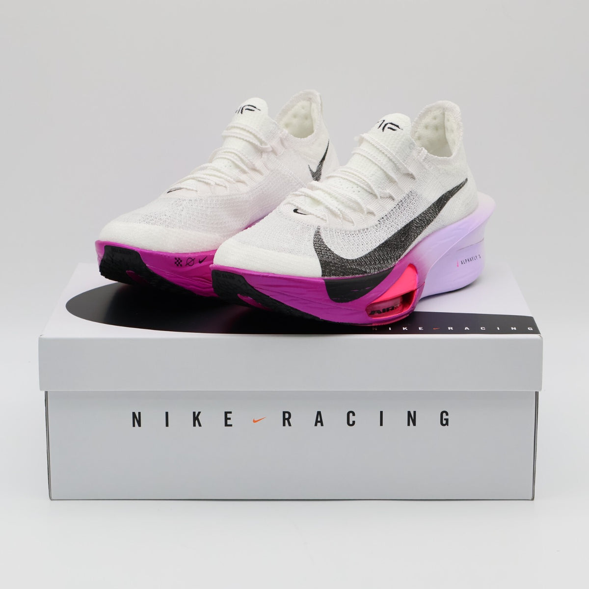 FD8311-100 Nike AlphaFly 3 White Purple Agate Vivid Grape Black (Men's)
