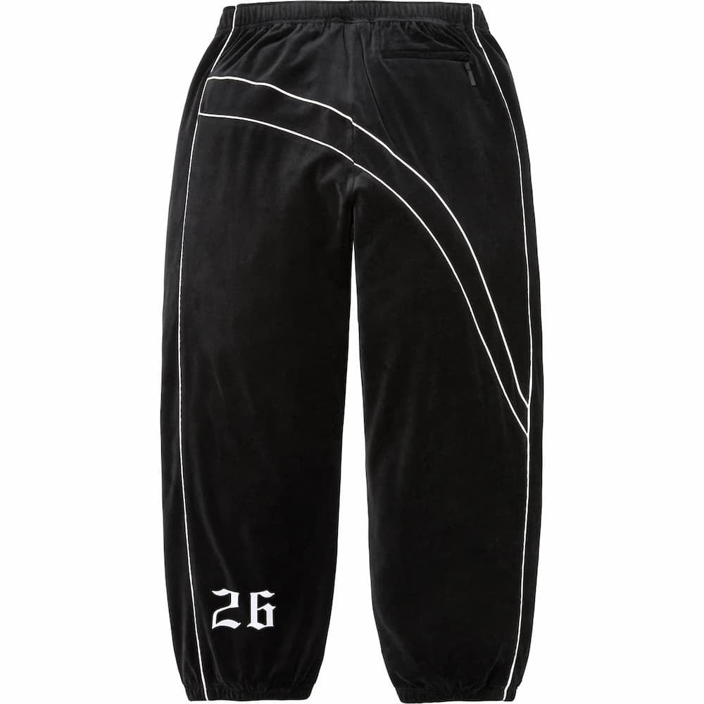 Supreme Umbro Velour Track Pant Black