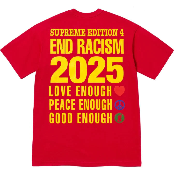 Supreme GOODENOUGH End Racism Tee Red