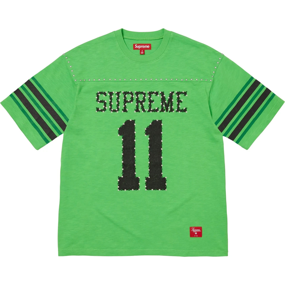 Supreme Studded S/S Football Top Green