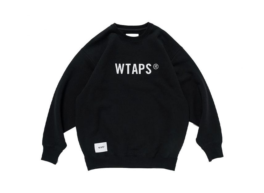 Wtaps Sign Sweater Cotton. TSSC Black