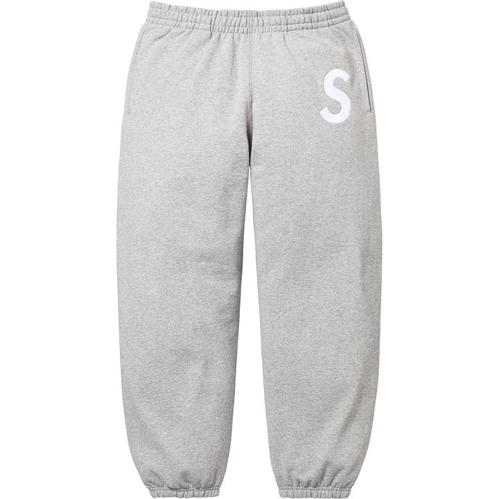 Supreme S Logo Sweatpant Heather Grey