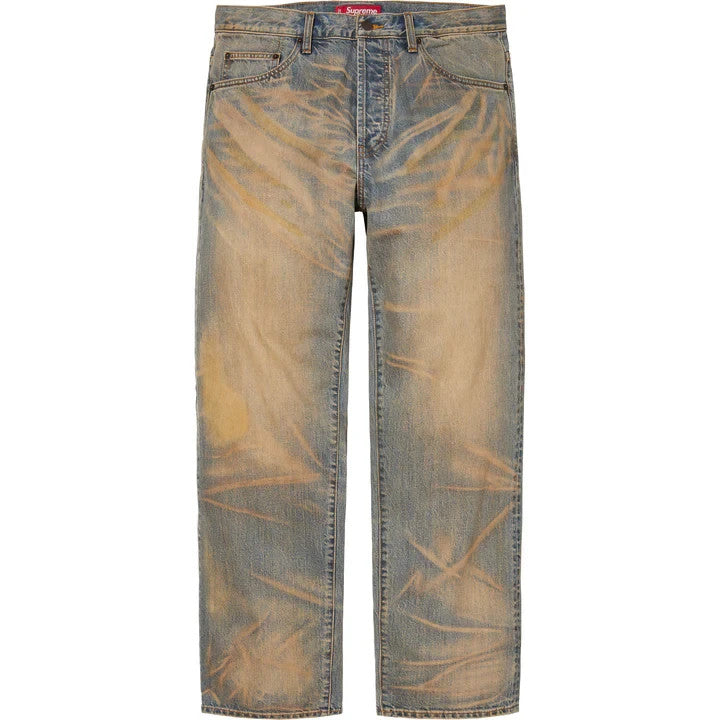 Supreme Regular Jean (25FW) Dirty Indigo