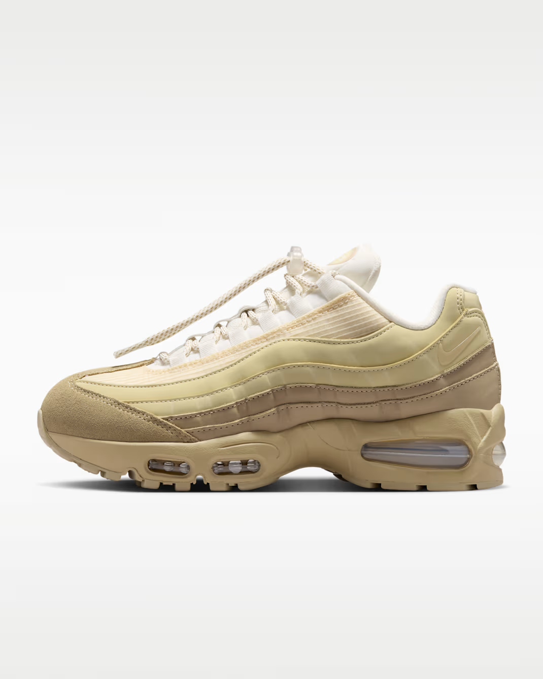 IM9637-200 Nike Air Max 95 Big Bubble SE "Desert Khaki" (Women's)
