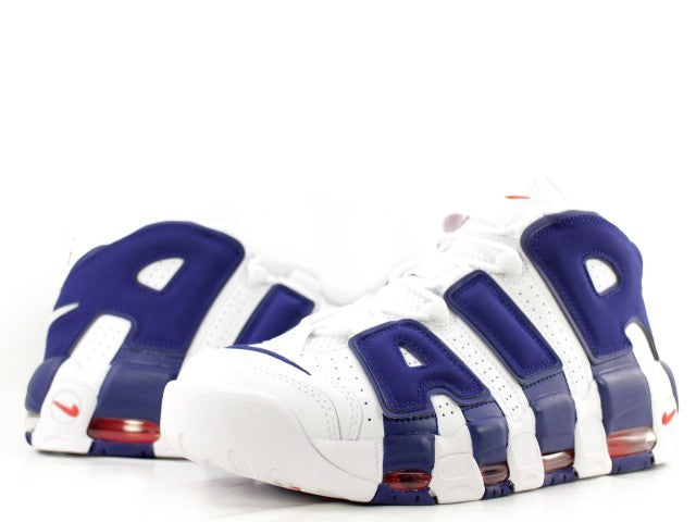 921948-101 Nike AIR MORE UPTEMPO 96 "WHITE/DEEP ROYAL BLUE" (Men's)
