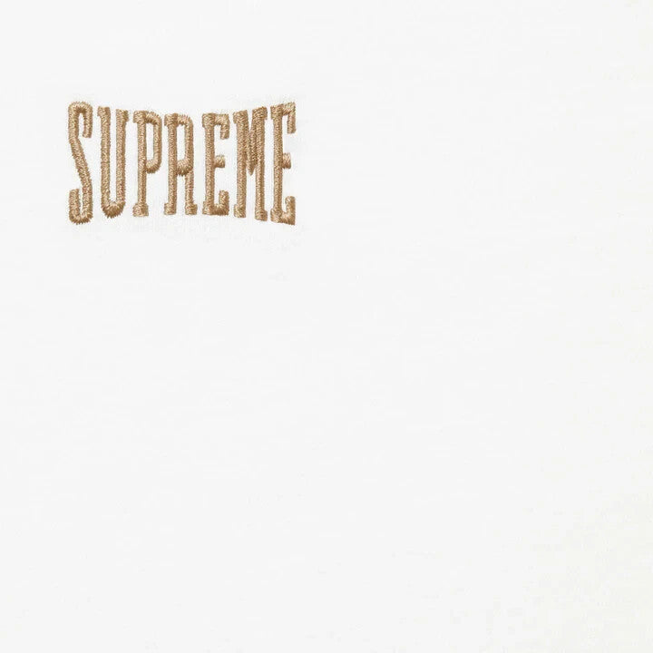 Supreme Warm Up Washed S/S Top White