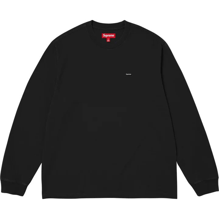Supreme Small Box L/S Tee Black
