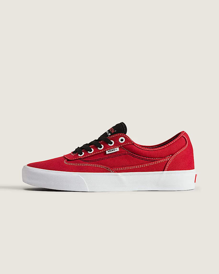 VN000D85Y52 Vans Skate Curren Caples Red White (Men's)
