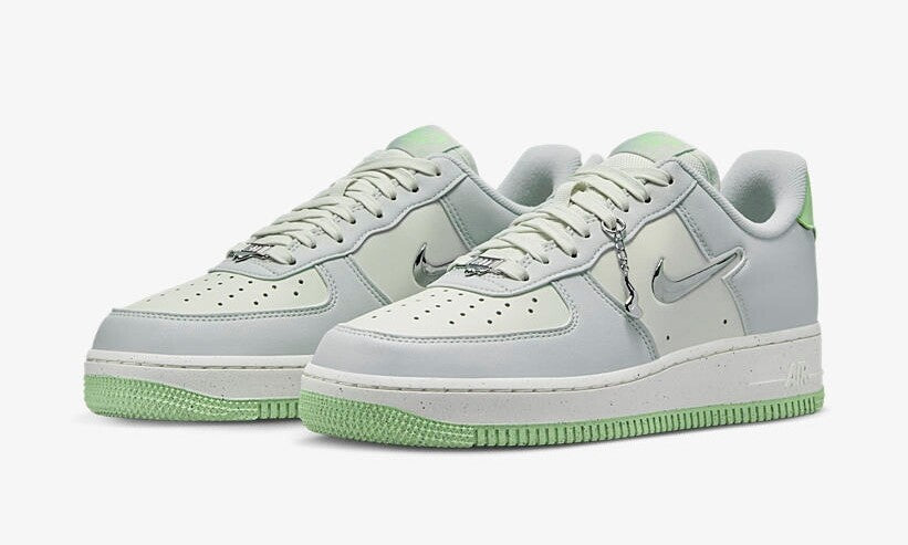 FN8540-001 Nike Air Force1 Low Next Nature SE Sea Glass Light Silver (Women's)