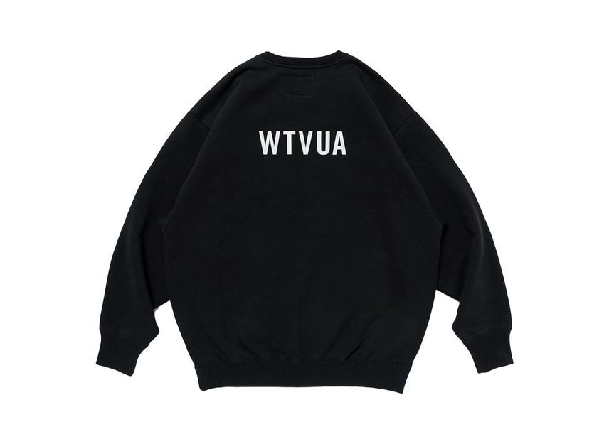 Wtaps Sign Sweater Cotton. TSSC Black