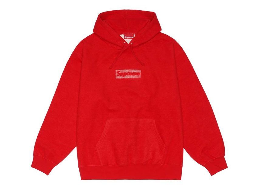 Supreme Inside Out Box Logo Hooded Sweatshirt Red