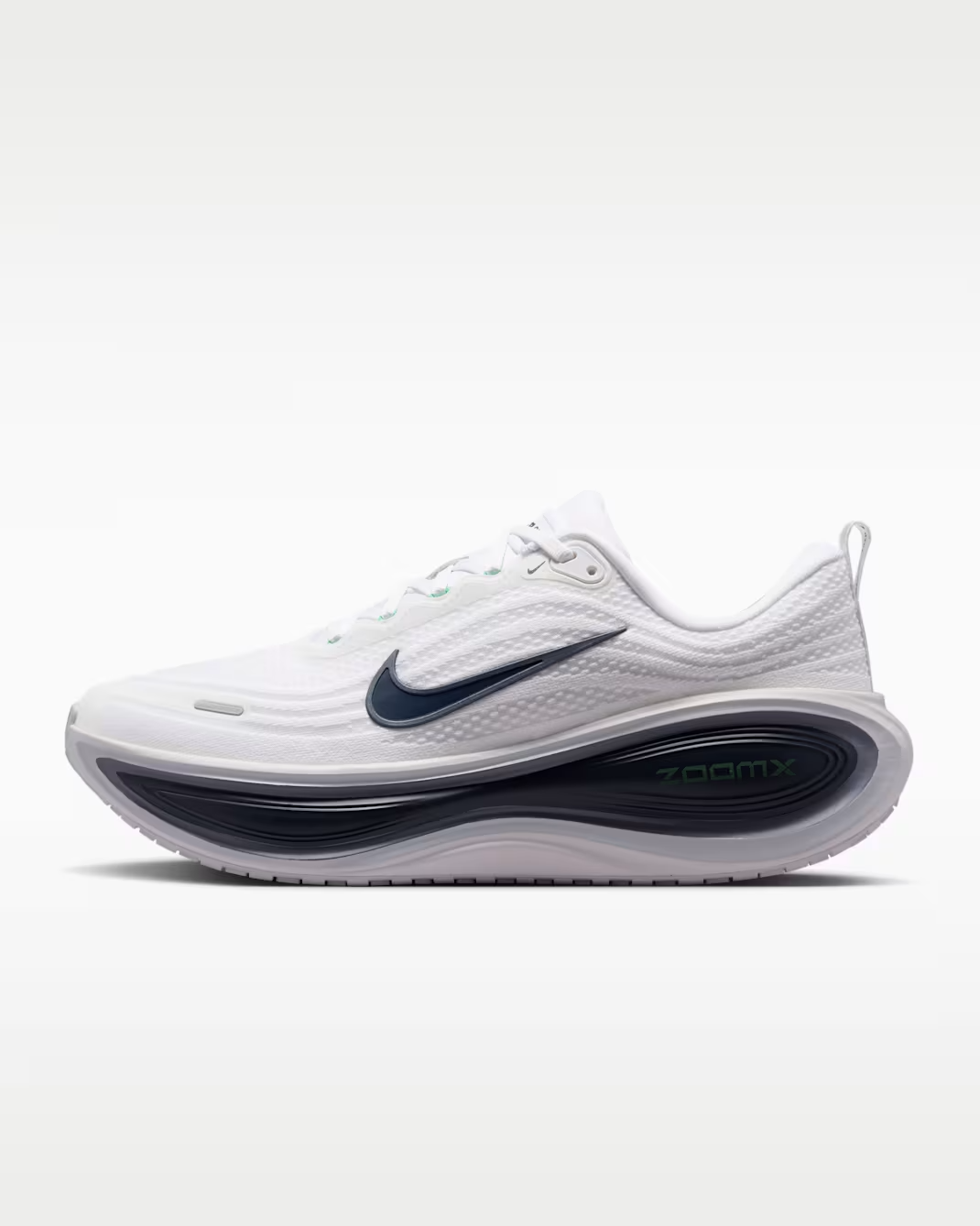 HV8150-109 Nike Vomero Plus "White/Green Spark" (Men's)