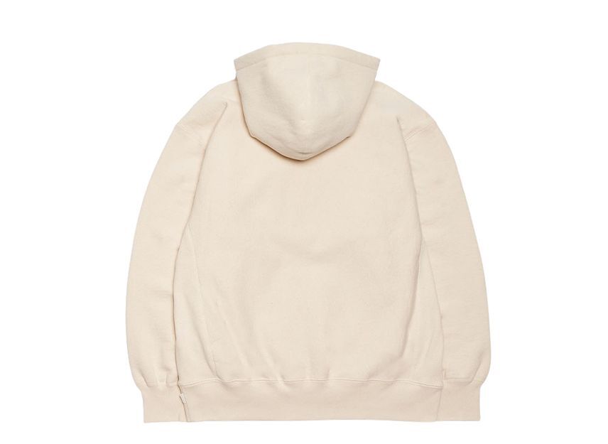 Supreme Cross Box Logo Hooded Sweatshirt Natural
