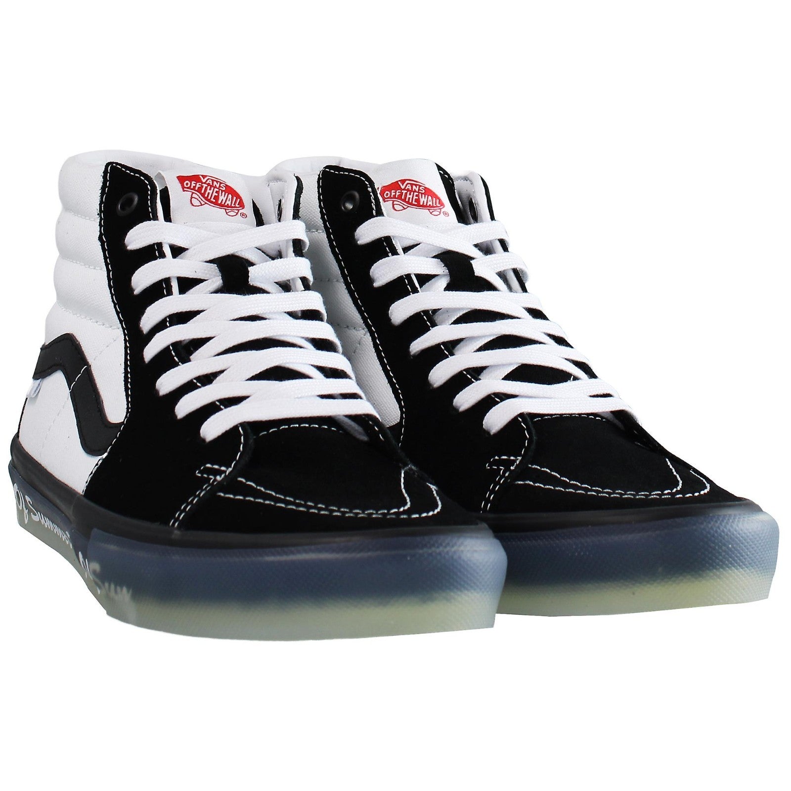 VN0A4BWYBD0 Boys of Summer à Vans Skate SK8-Hi Black/White (Men's)