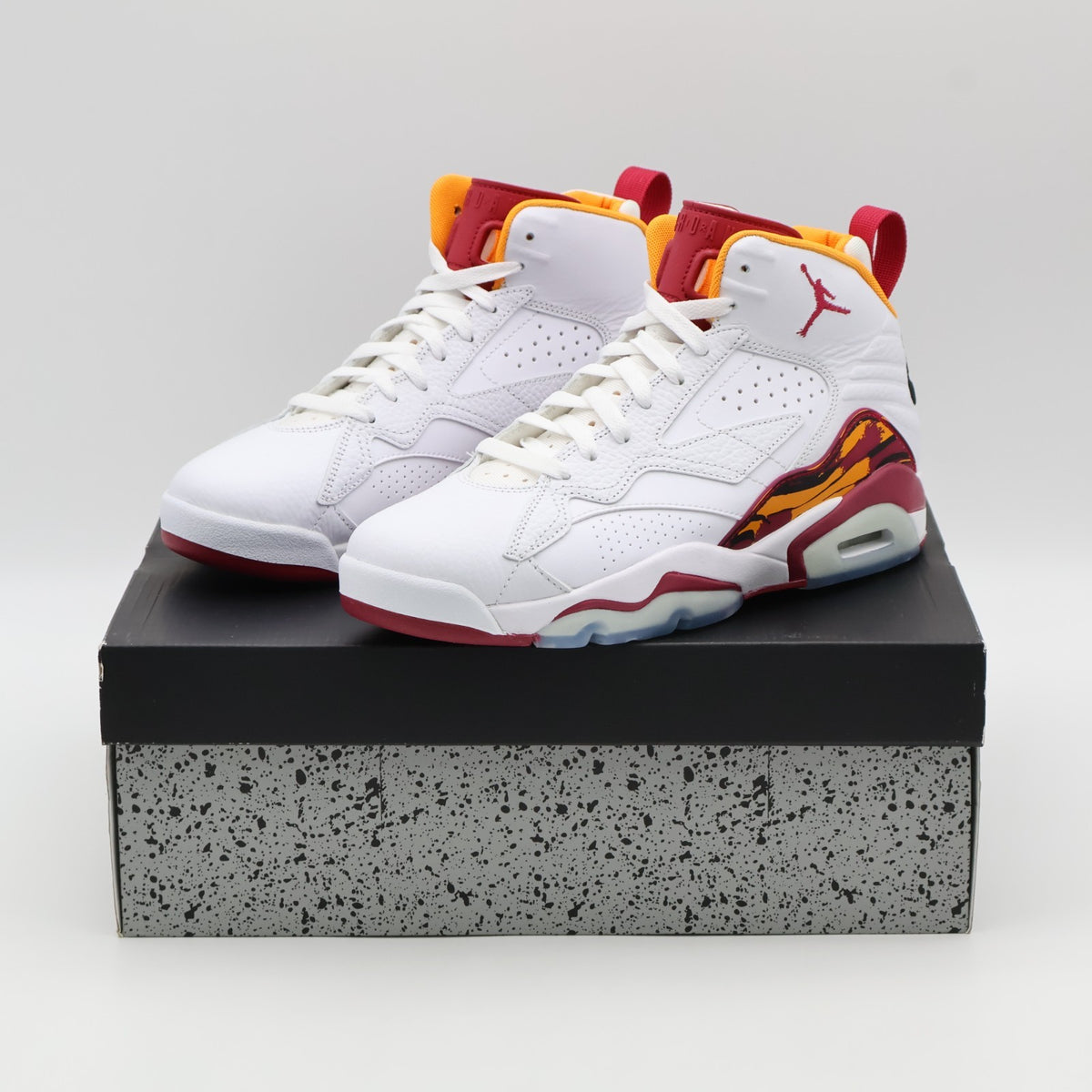 DZ4475-168 Nike Jordan MVP White Cardinal Red Vivid Orange Black (Men's)