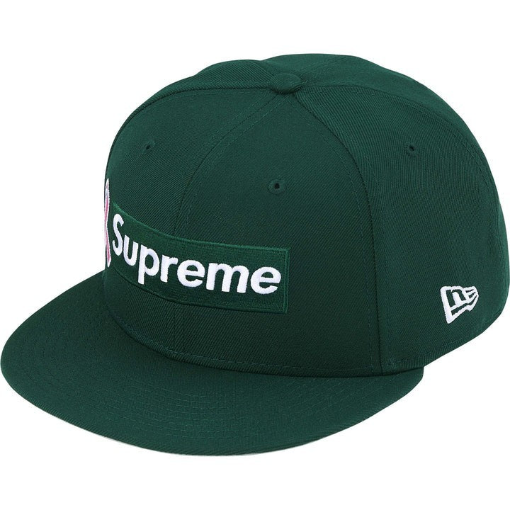 Supreme Breast Cancer Awareness Box Logo New Era Dark Green