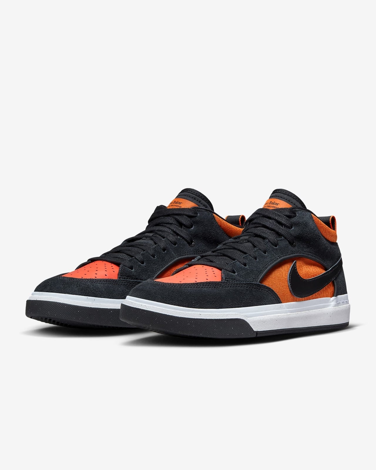 DX4361-002 Nike SB React Leo Black Electro Orange (Men's)