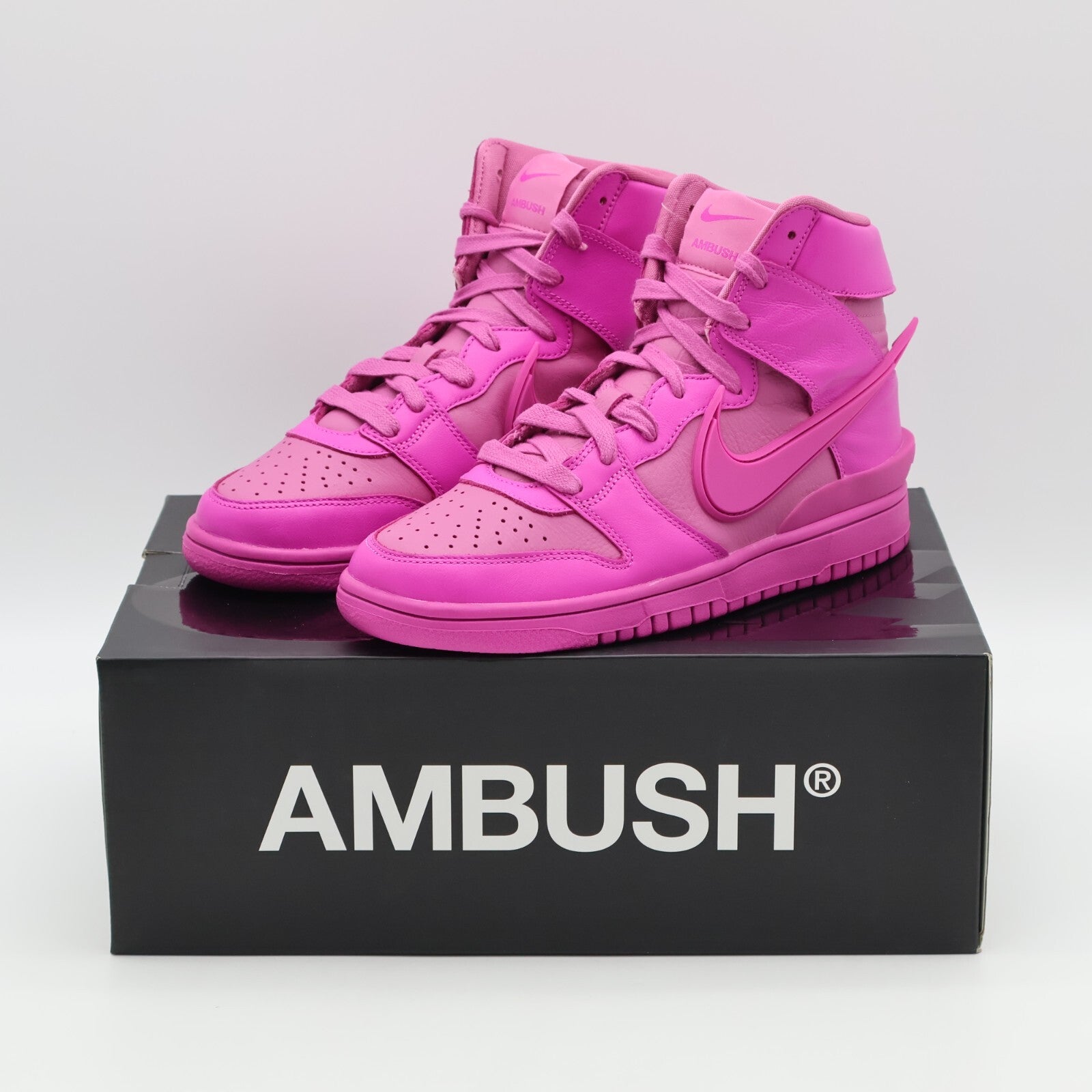 CU7544-600 Nike Dunk High AMBUSH Active Fuchsia Lethal Pink (Men's)