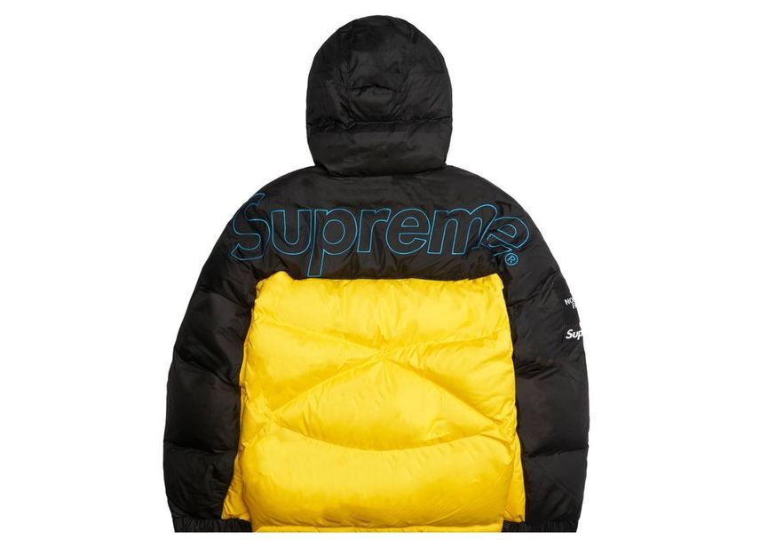 Supreme The North Face 800-Fill Half Zip Hooded Pullover Yellow