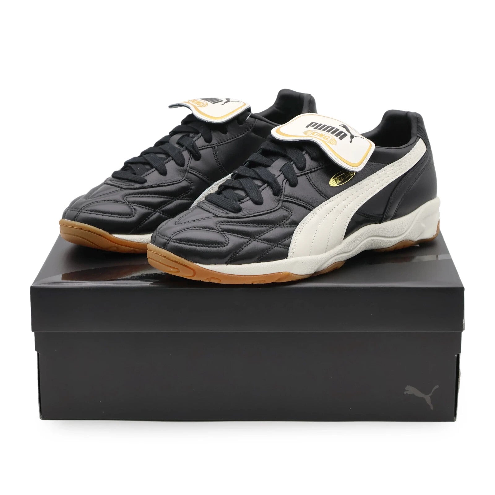 401683-01 Puma King Indoor Black (Men's)