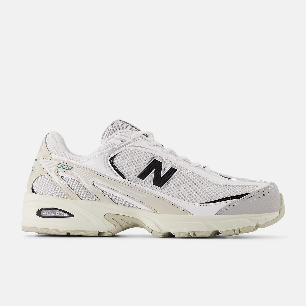 U509CA New Balance 509 White Black (Men's)