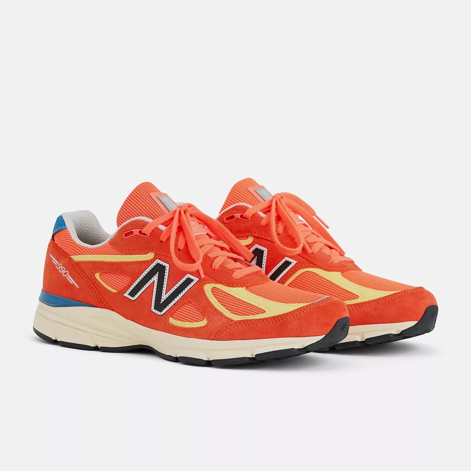 U99076B New Balance 990V4 Urgent Red Maize (Men's)