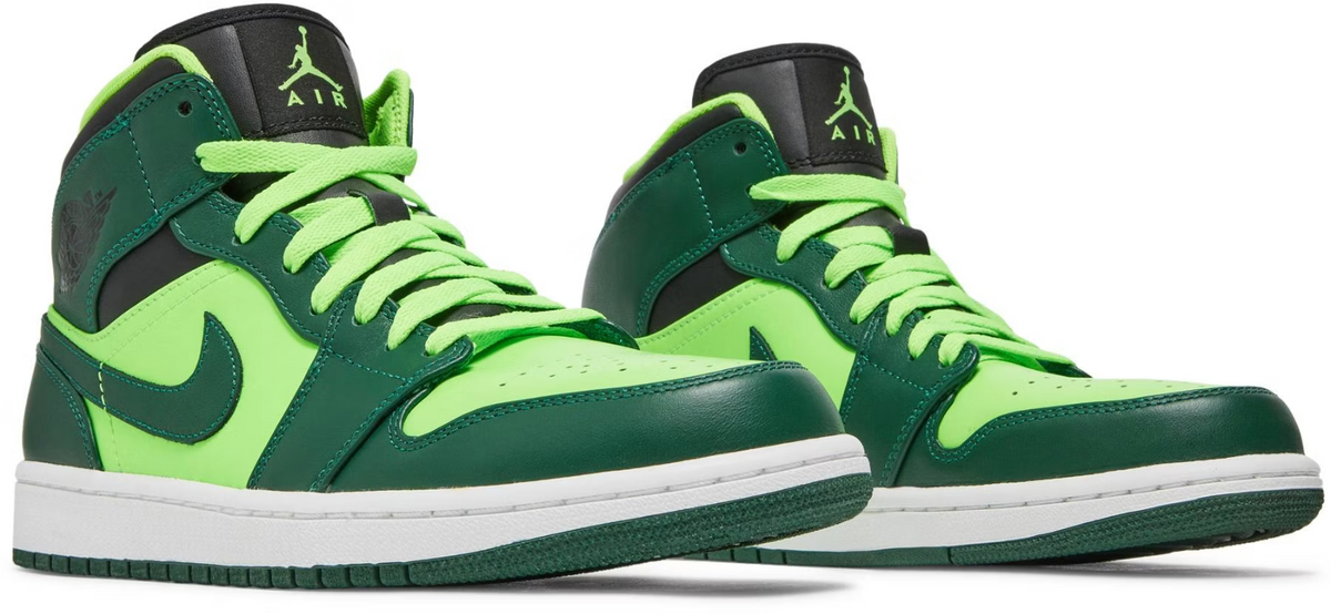 554724-330 Nike Air Jordan 1 Mid "Gorge Green" (Men's)