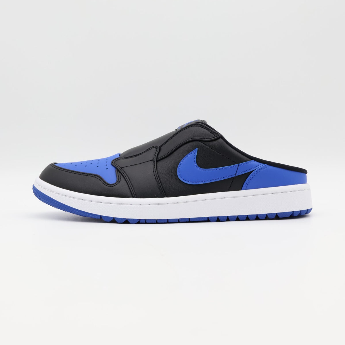 FJ1214-002 Nike Air Jordan Mule Golf Black White Royal