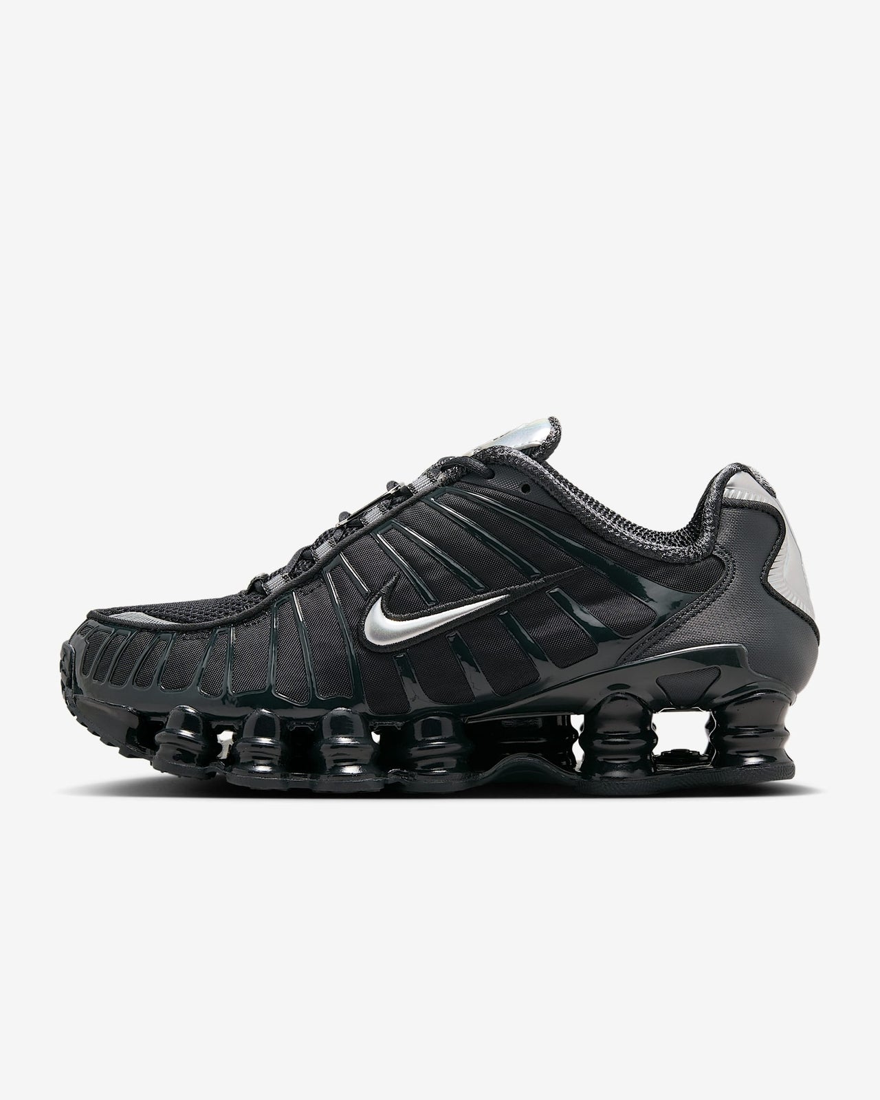 IB7704-001 Nike Shox TL Off Noir Metallic Silver (Women's)