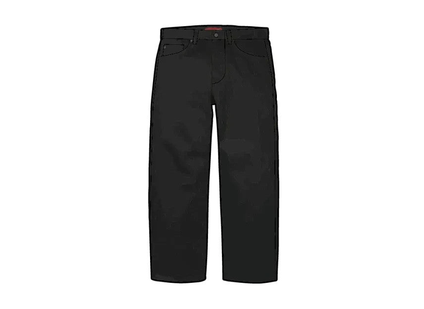 Supreme Rigid Loose Fit Selvedge Jean (26SS) "Rigid Black"