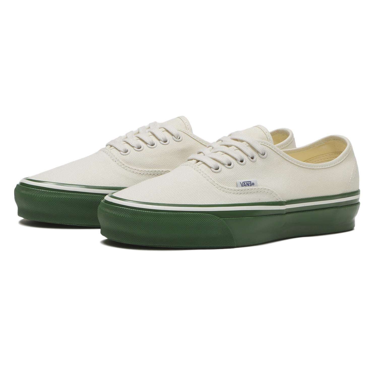 VN000EBNWGR Vans Premium Authentic White Green (Men's)