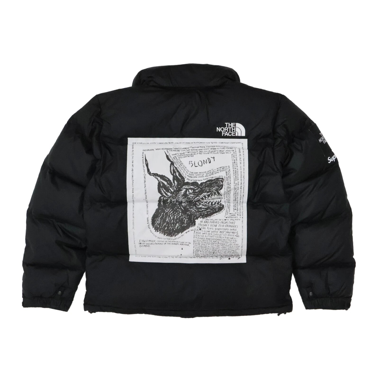 Supreme The North Face Nuptse Jacket Black