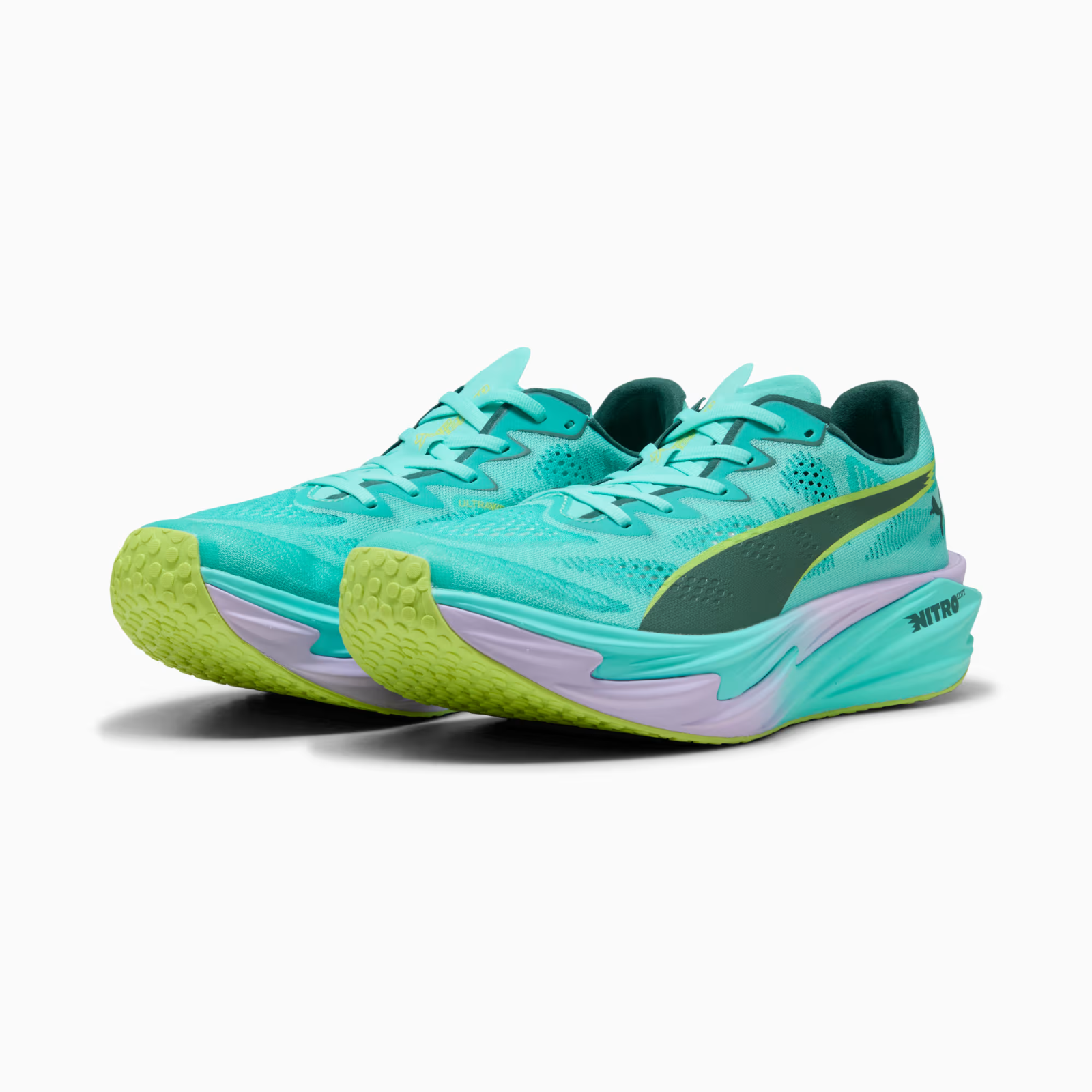 314156-01 Hyrox à Puma Deviate Nitro Elite 4 Intense Mint/Light Lavender (Men's)