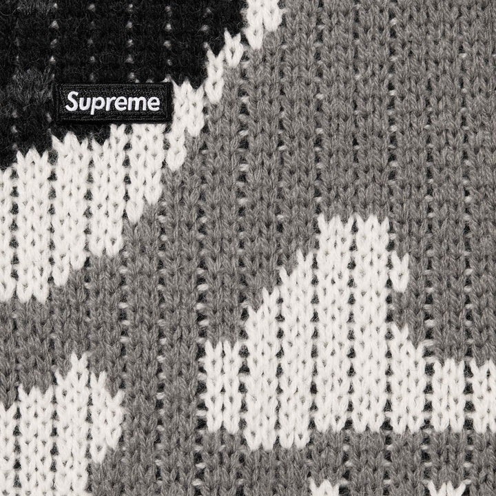 Supreme Small Box Polo Sweater Snow Camo