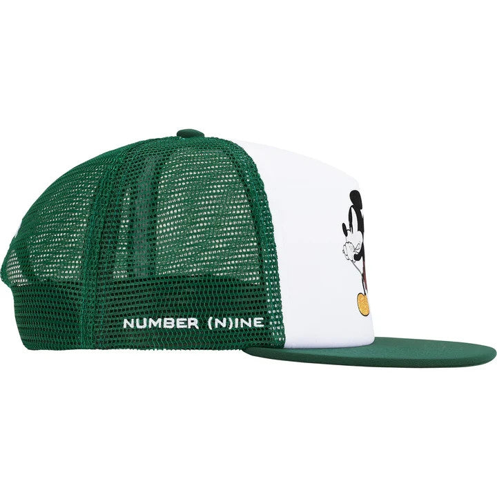 Supreme Number (N)ine Mickey Mouse Mesh Back 5-Panel Green
